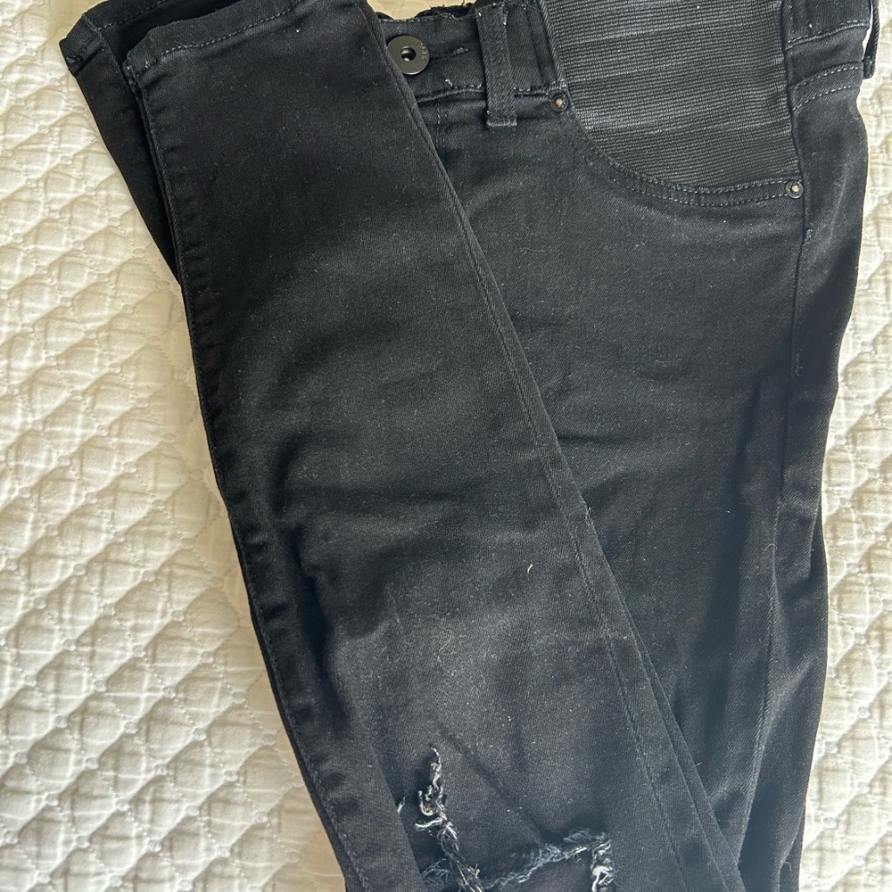 DL1961 ripped maternity jeans